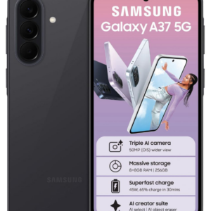 Samsung Galaxy A37 5G 256GB Awesome Charcoal